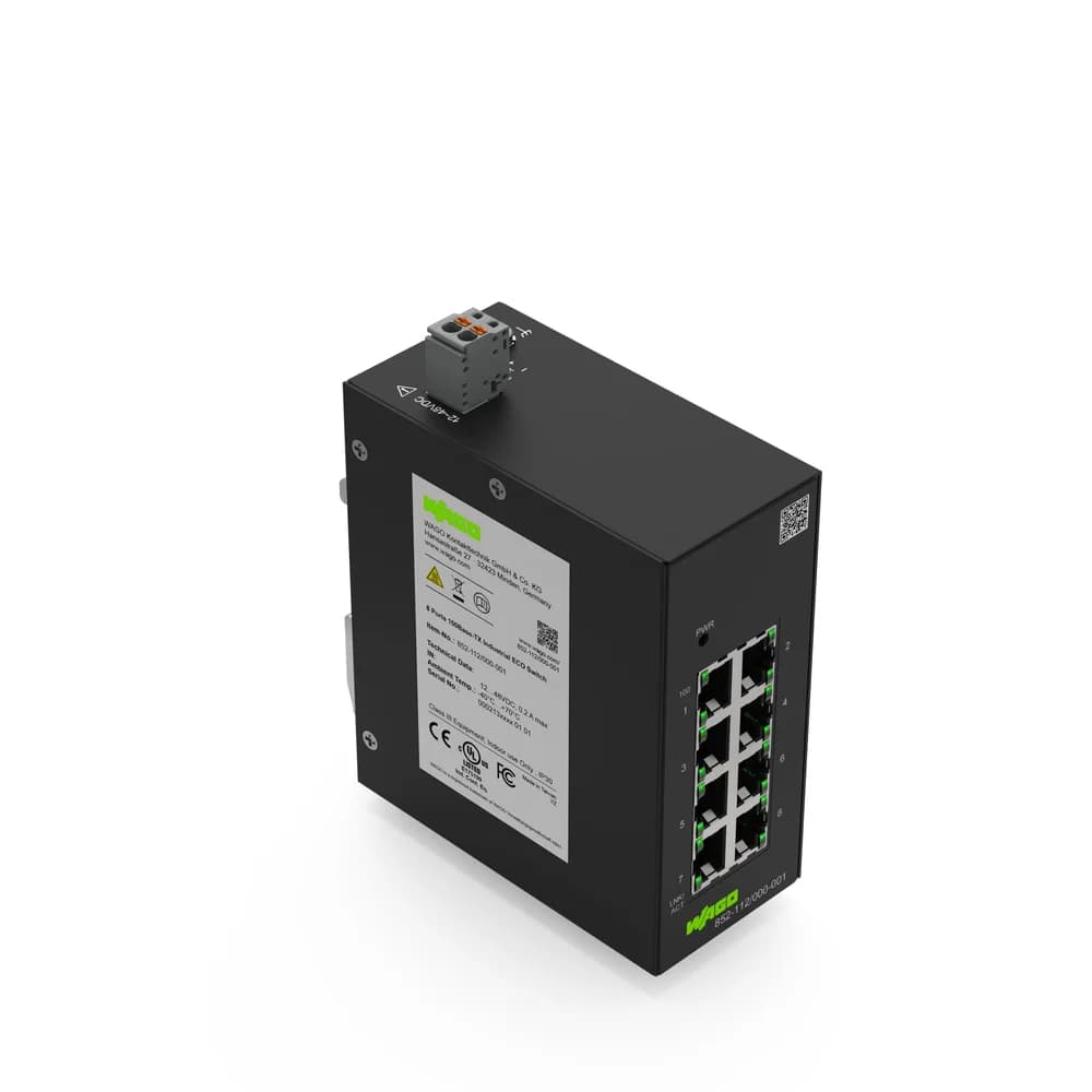 Industrial-ECO-Switch, 8 Ports 100Base-TX WAGO