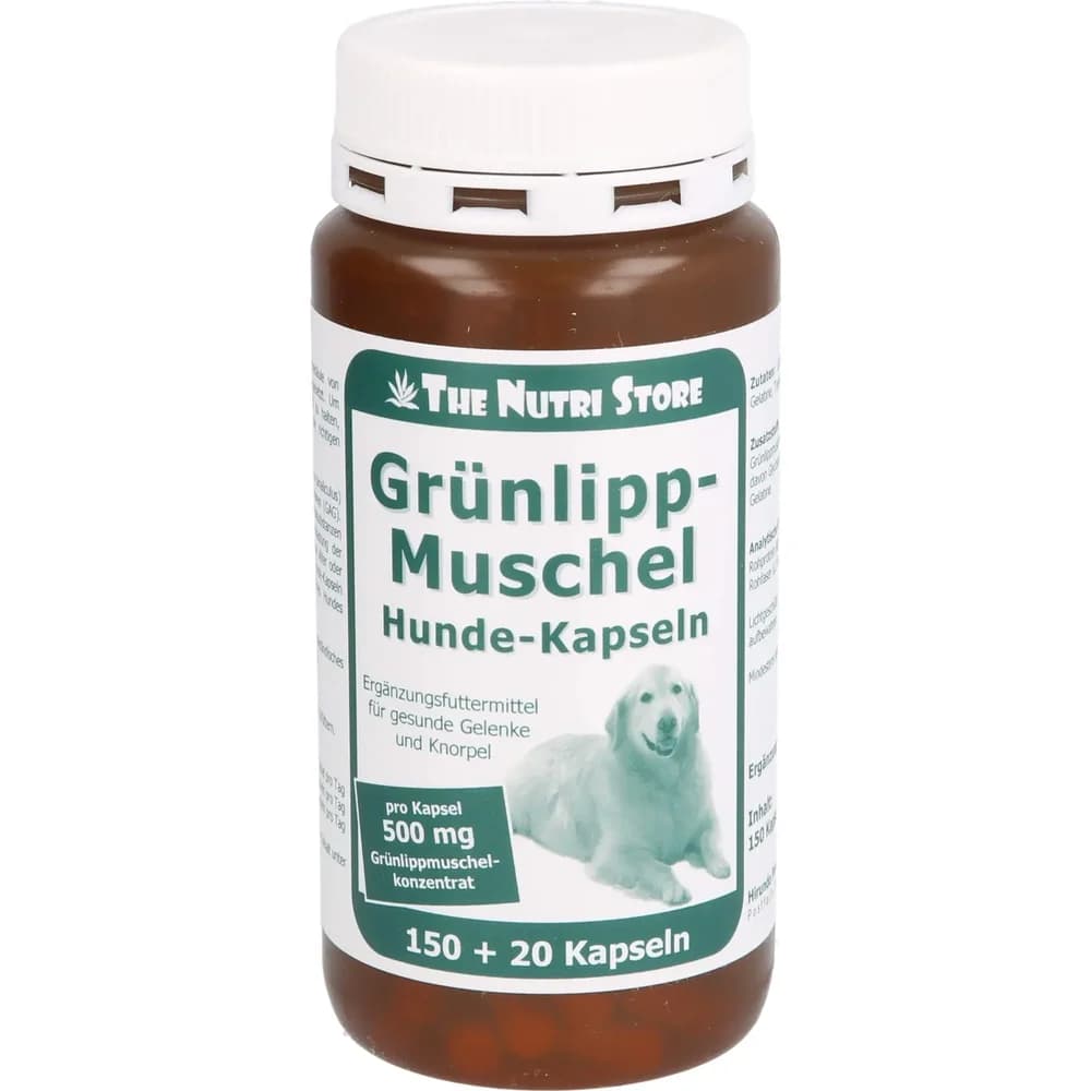 Grünlippmuschel 500mg für Hunde