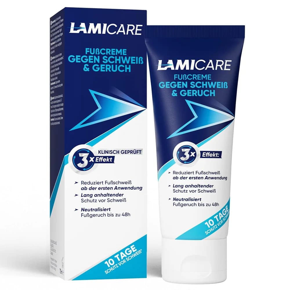 LAMICARE Fußcreme gegen Schweiß & Geruch