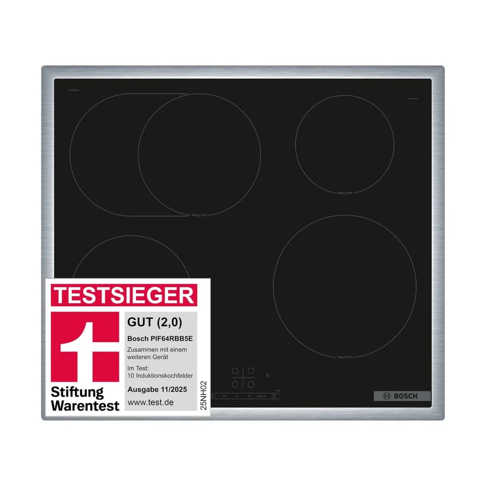 Bosch Hausgeräte PIF64RBB5E, Kochfeld, Schwarz