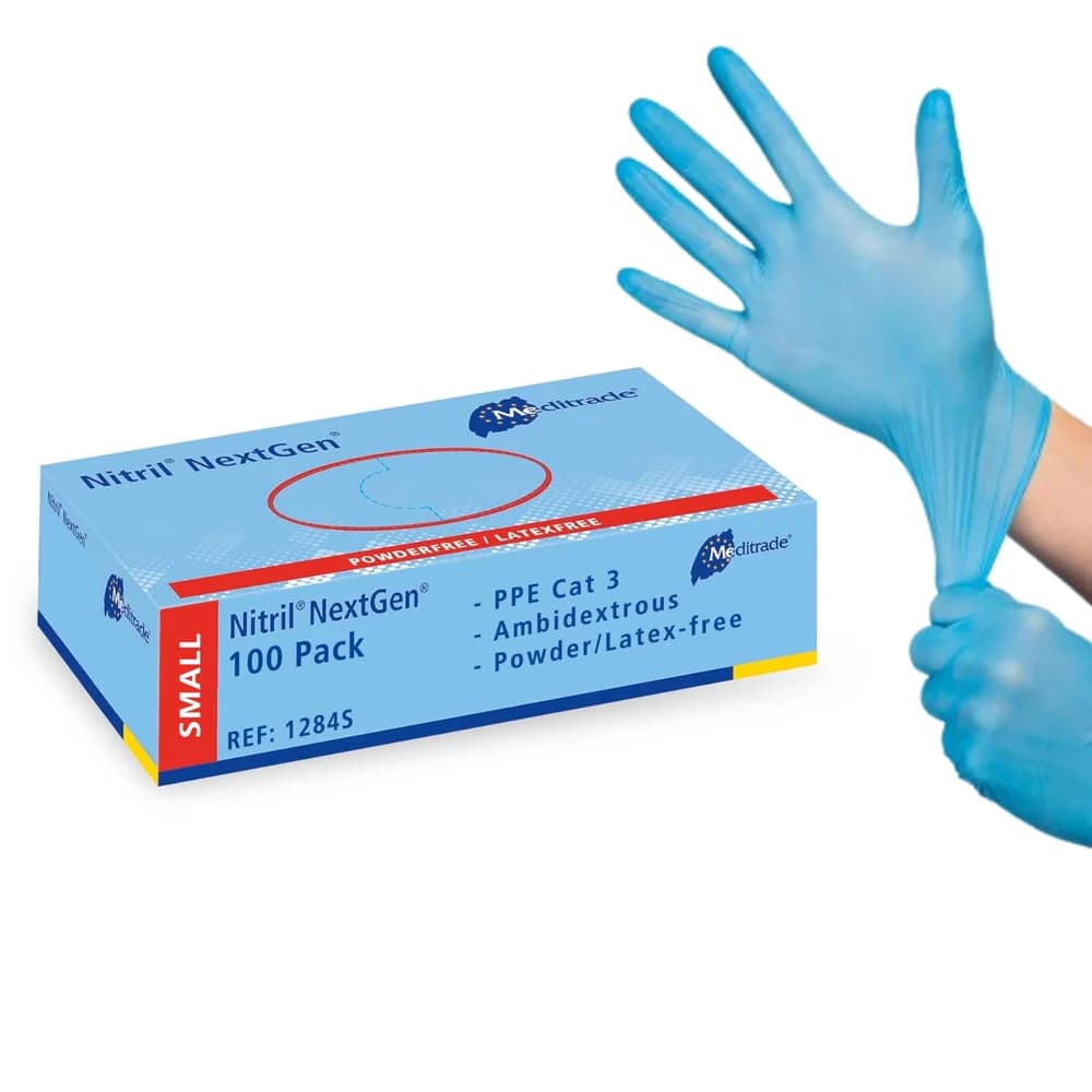 Meditrade® Einmalhandschuhe Nitril® NextGen® S blau