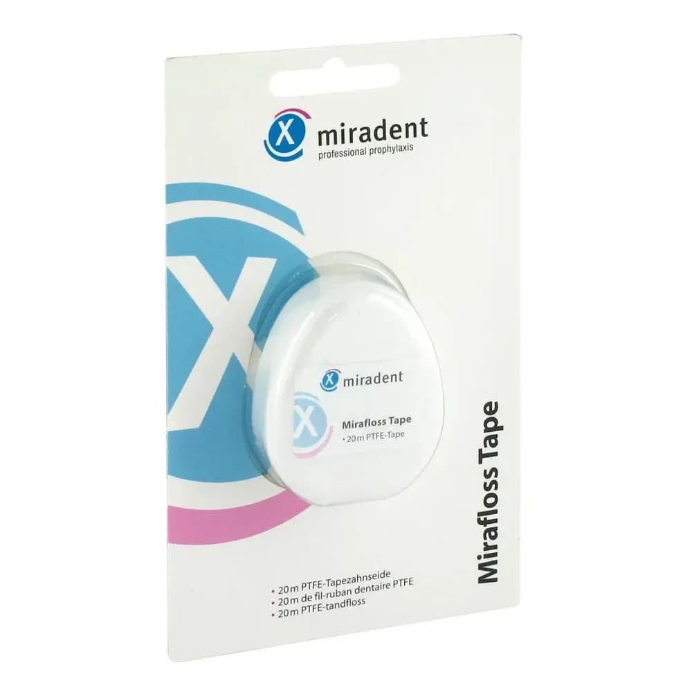 Miradent Zahnseide Mirafloss Tape 20 m