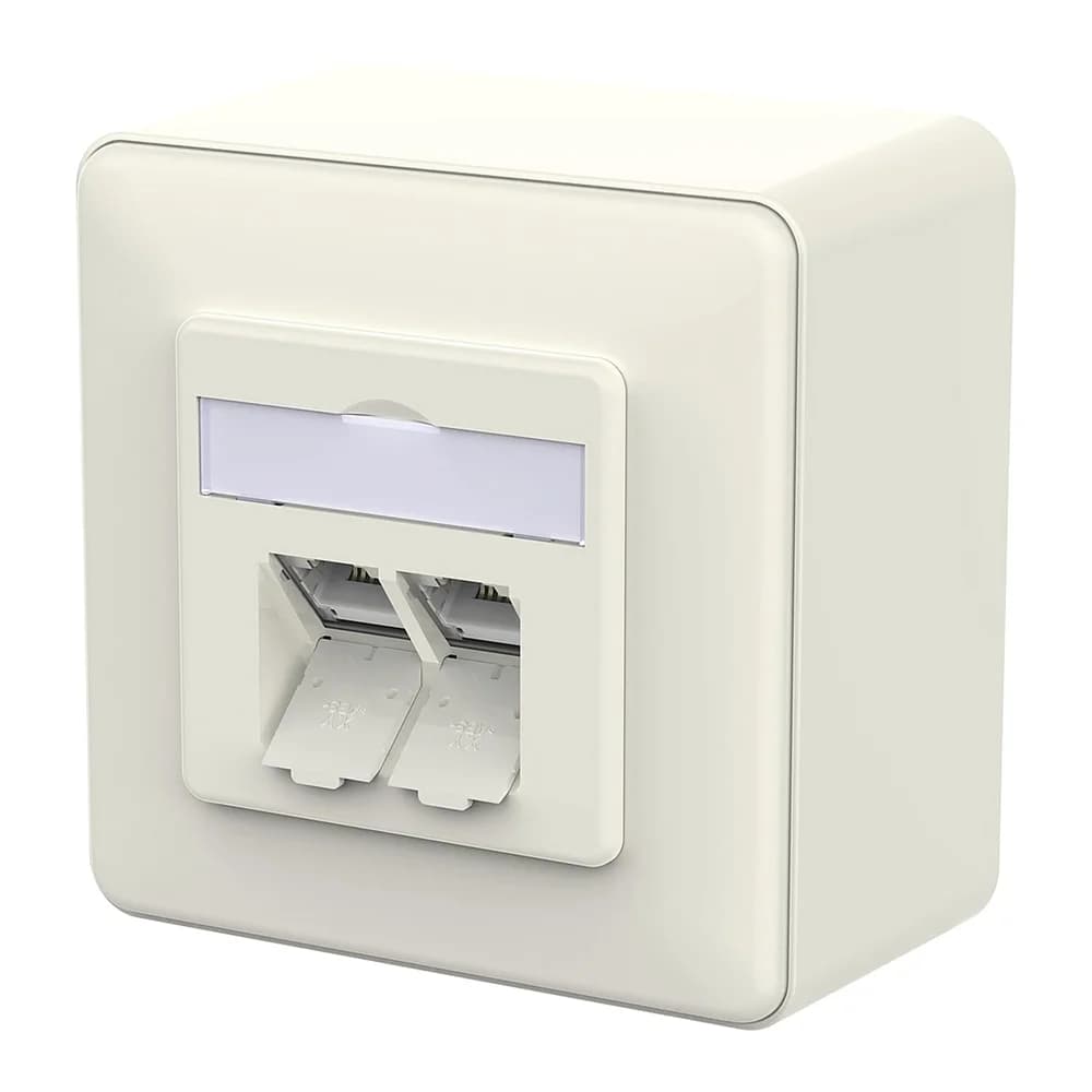 Metz Connect RJ45 Anschlussdose LSA++ 130E380002-I
