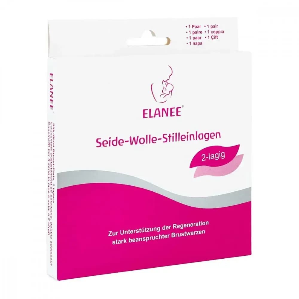 Elanee Stilleinlagen Seide-wolle 2lagig
