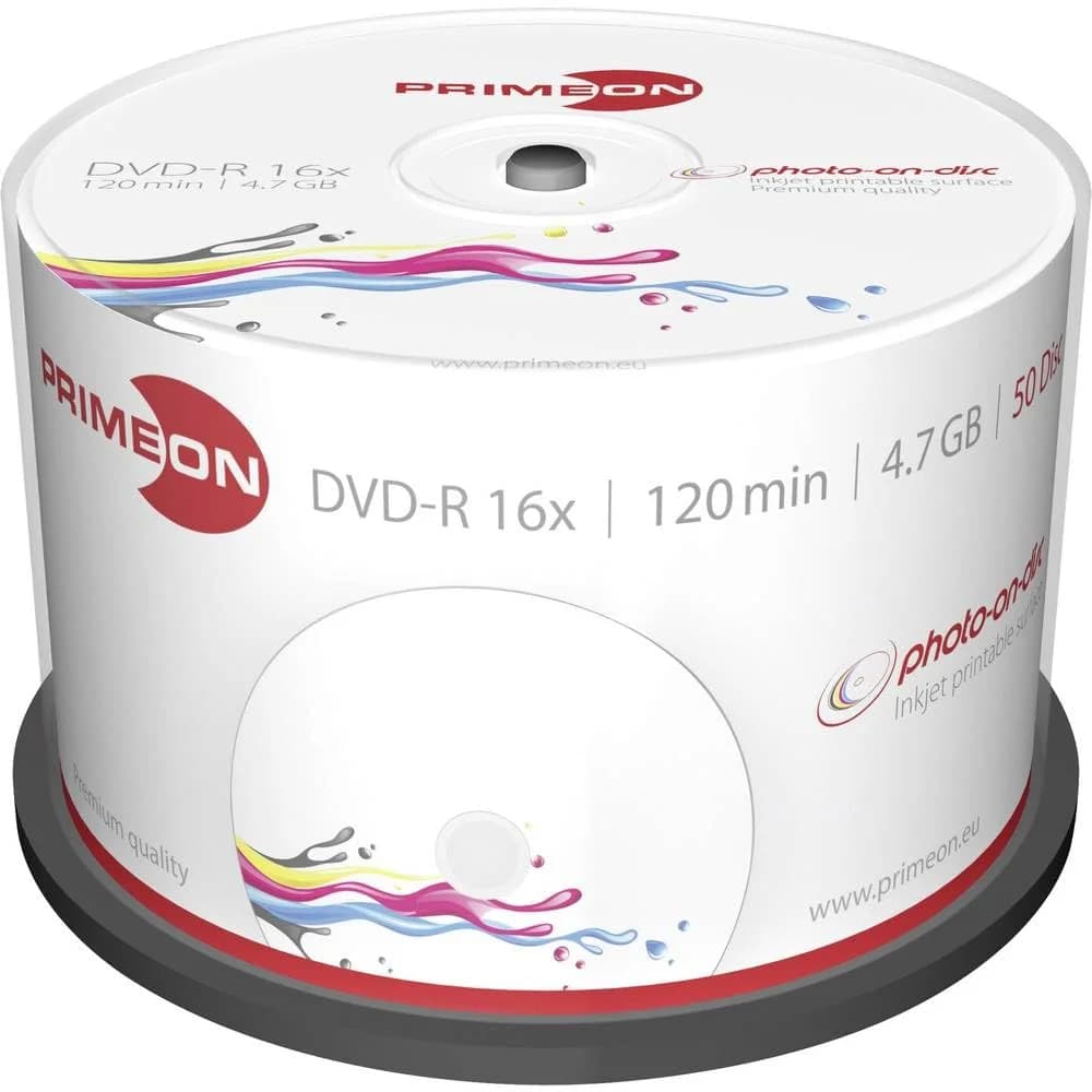 PRIMEON DVD-R 50 Stück Spindel