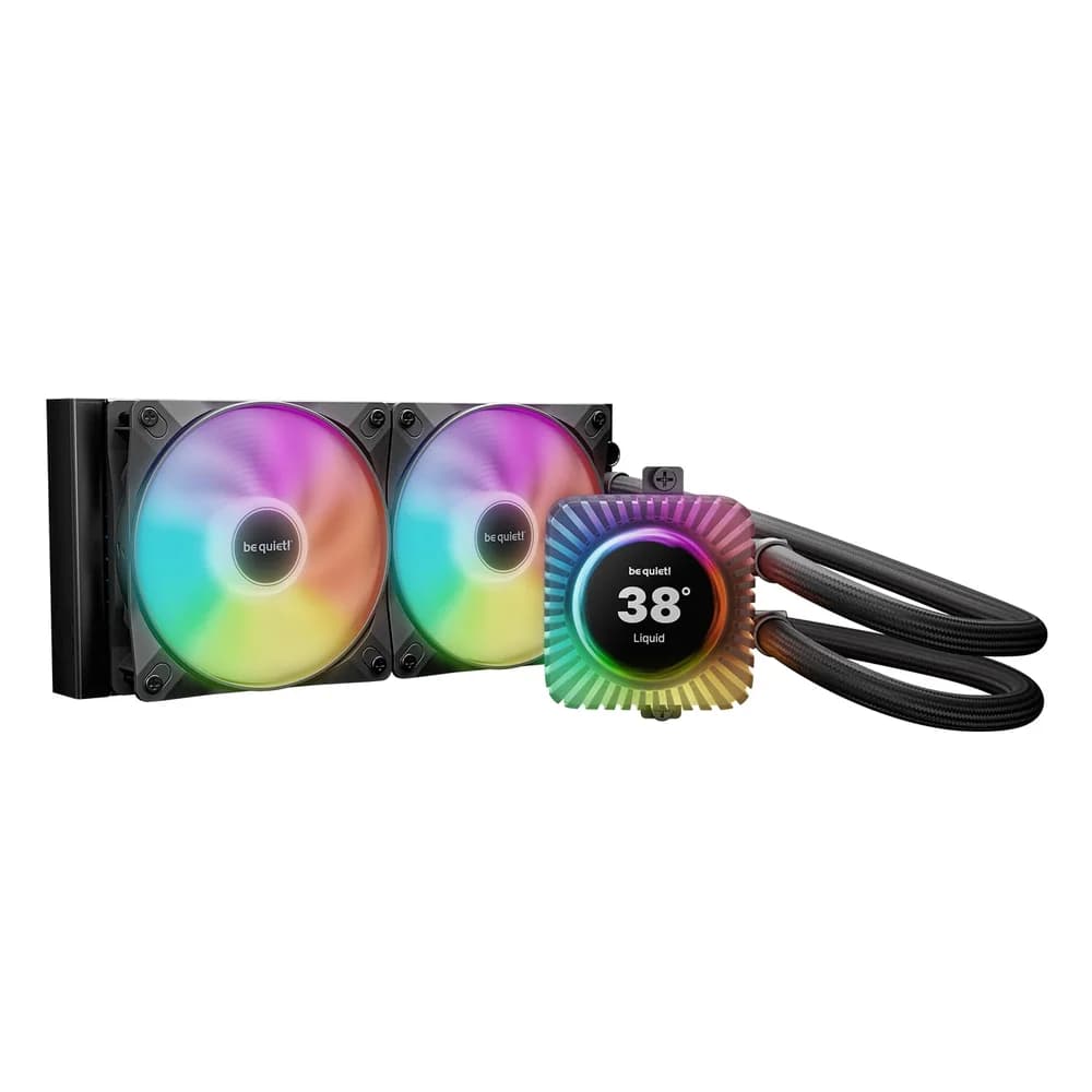 BE QUIET! Light Loop IO LCD 240mm, schwarz