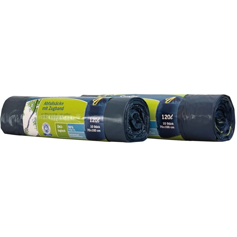 Secolan Müllbeutel 120l blau - 10 Stück