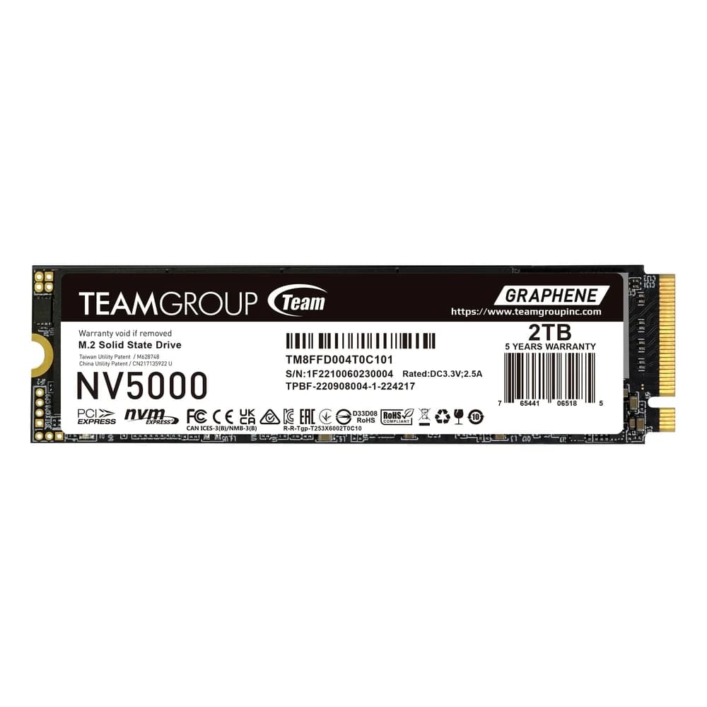 Team Group NV5000, 2 TB, M.2, 5000 MB/s