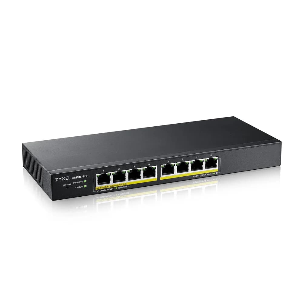 8P Zyxel GS1915-8EP POE M
