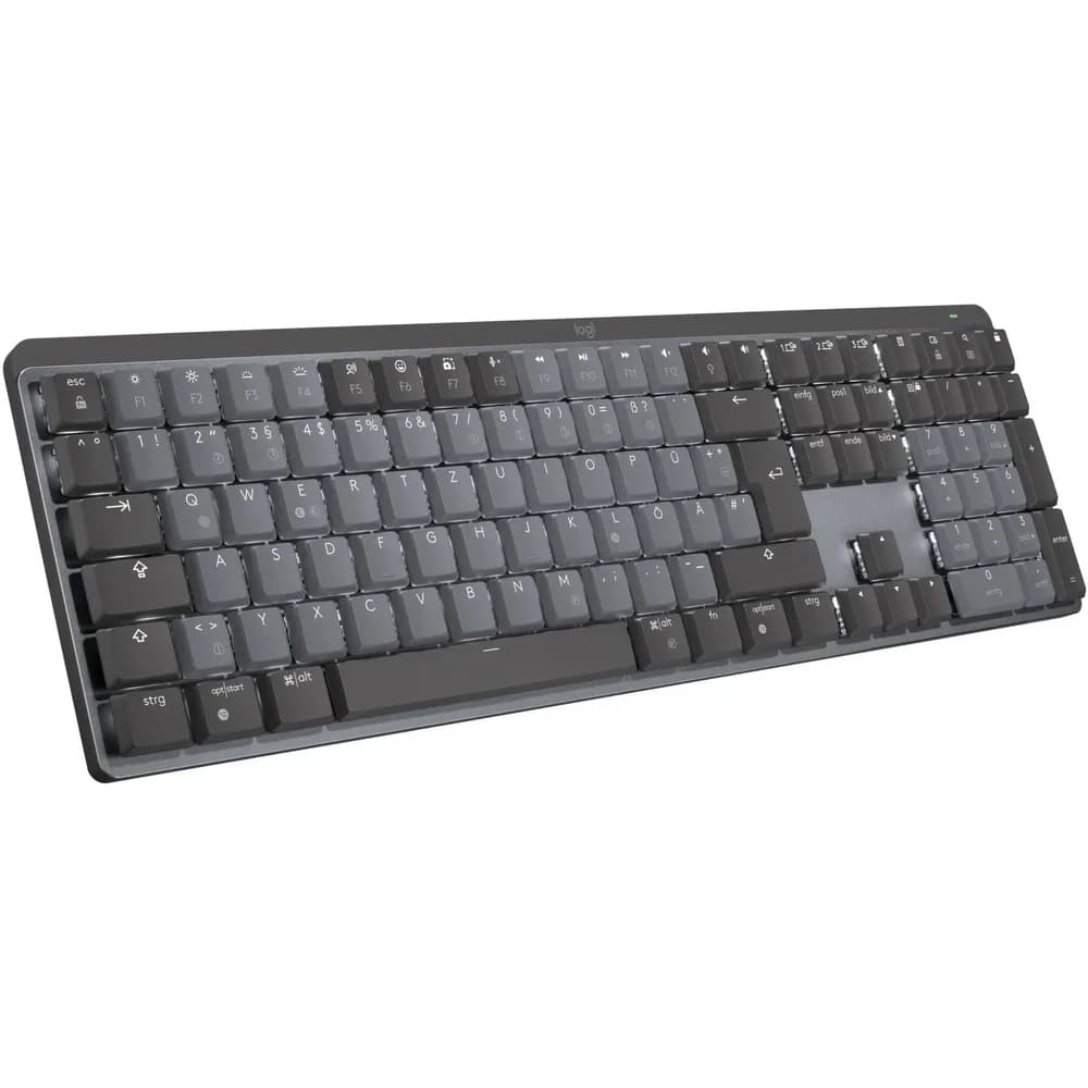 Logitech MX Mechanical (DE, Kabellos), Tastatur, Grau