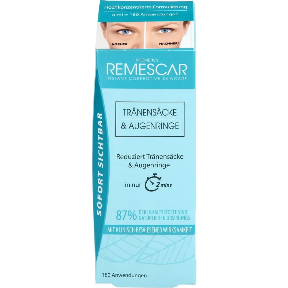 Remescar Tränensäcke und Augenringe