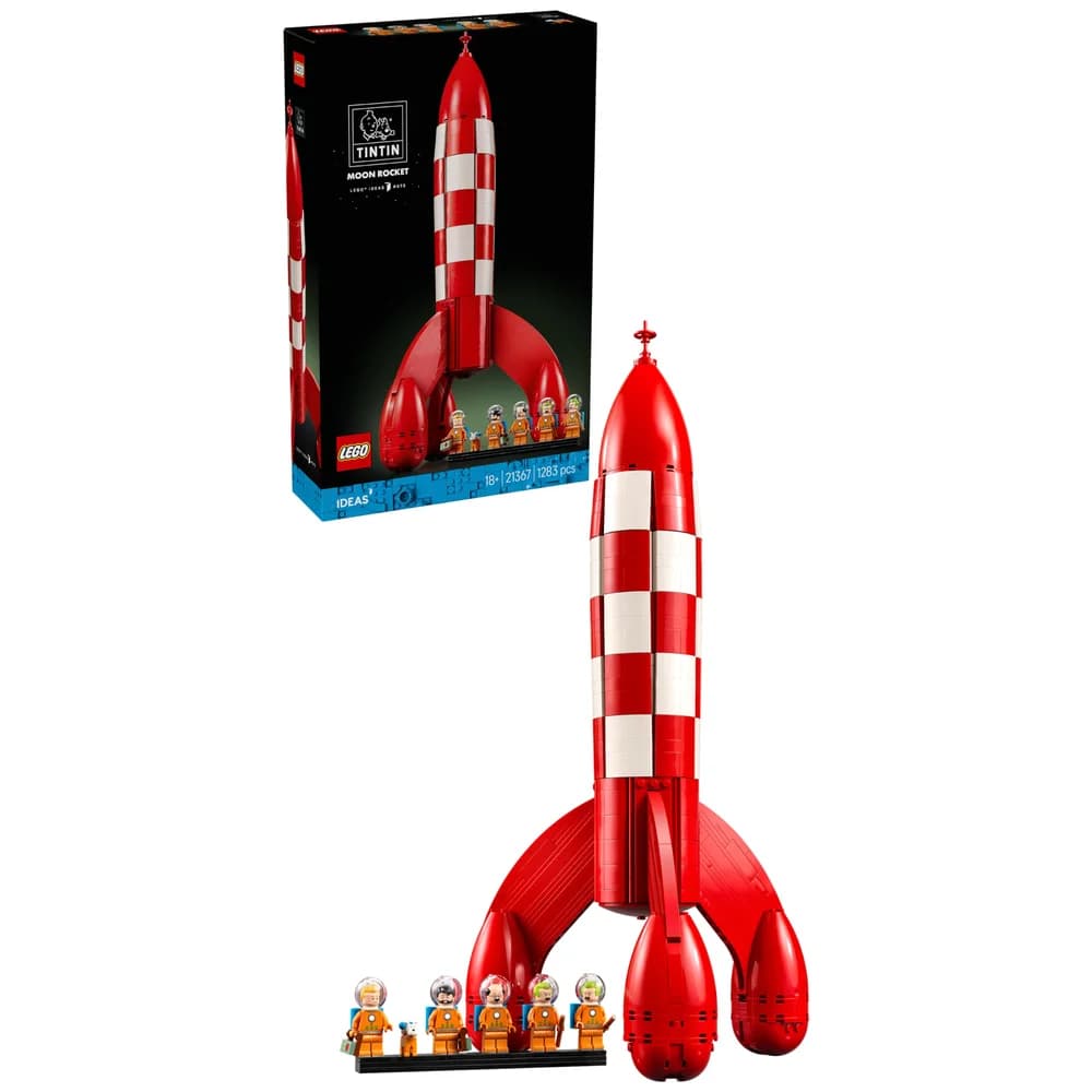 LEGO® Ideas Tim und Struppi® Mondrakete 21367