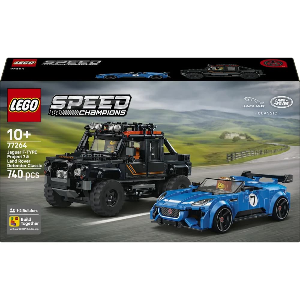 LEGO® Jaguar Project 7 & Land Rover Defender - 77264