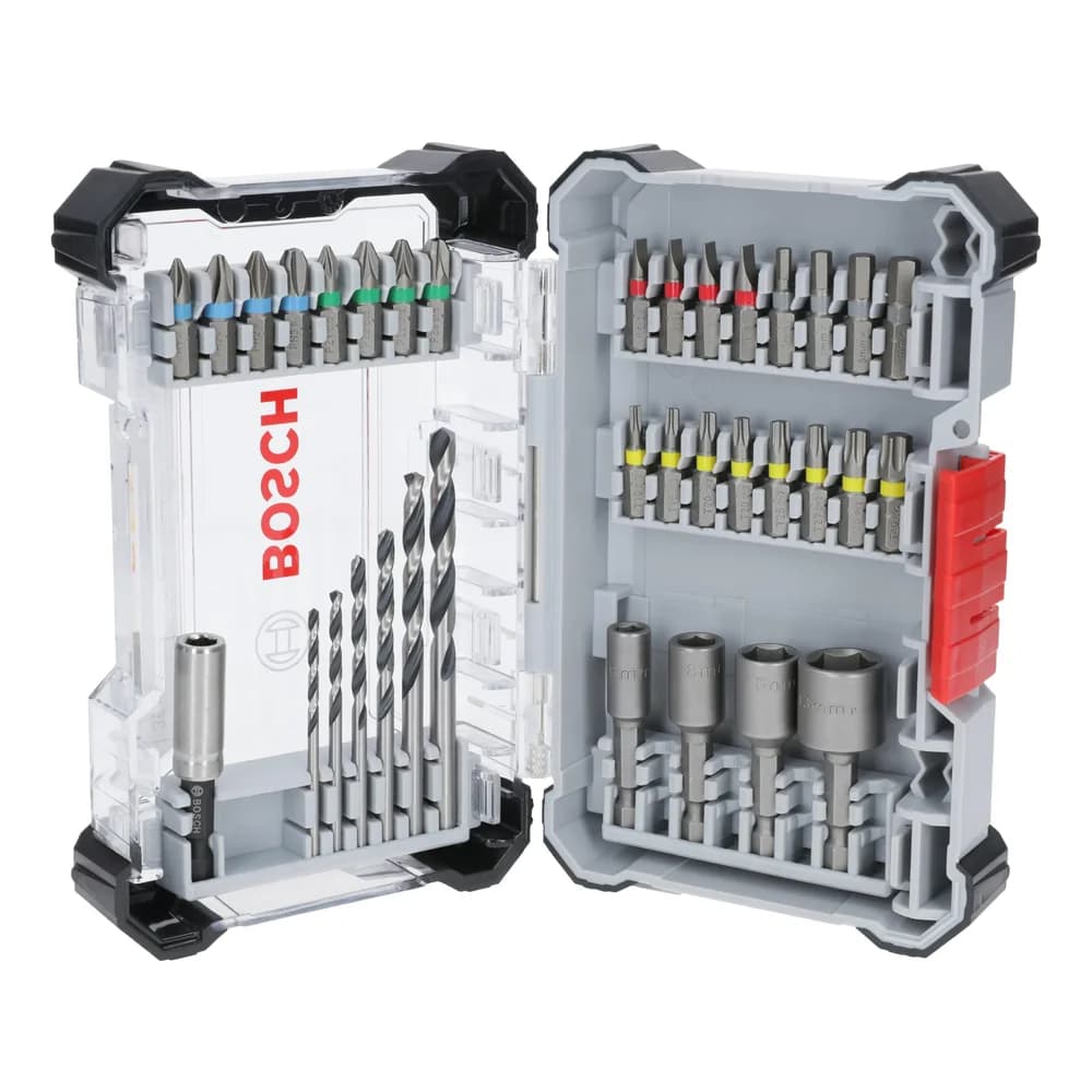 BOSCH Bohrer- und Bit-Set Extra Hard & Metal 35-teilig