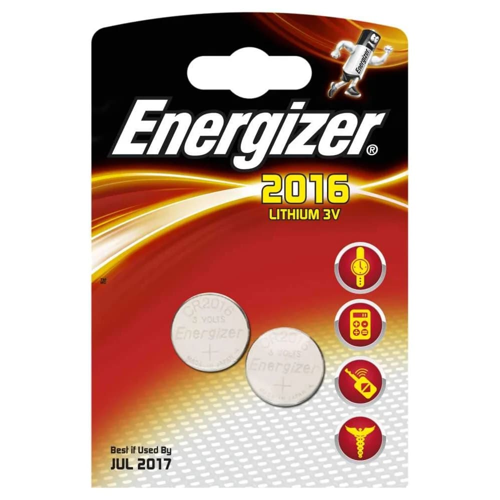 Energizer Batterie Typ CR2016 3 V 2er-Pack