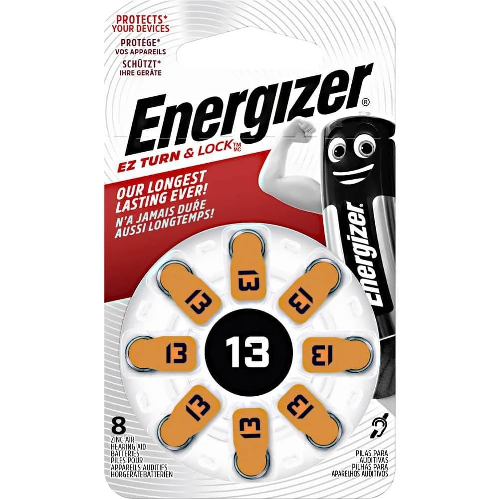 ENERGIZER Hörgerätebatterie 13 8 St
