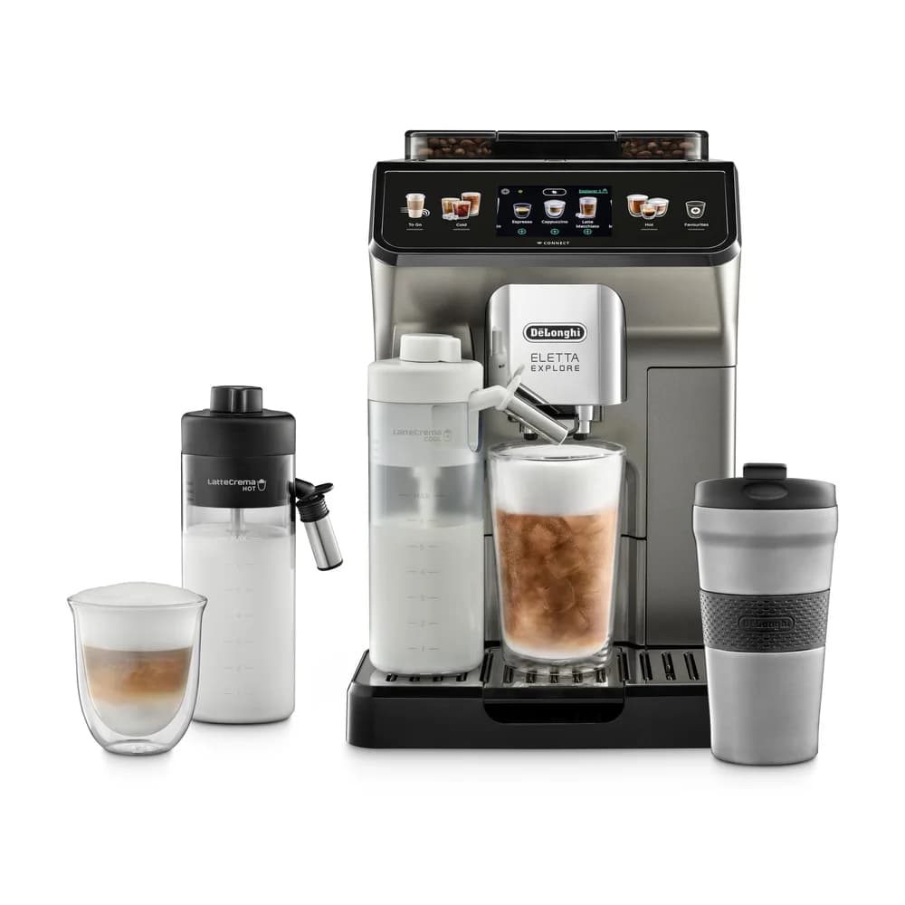 De'Longhi Kaffeevollautomat silberfarben