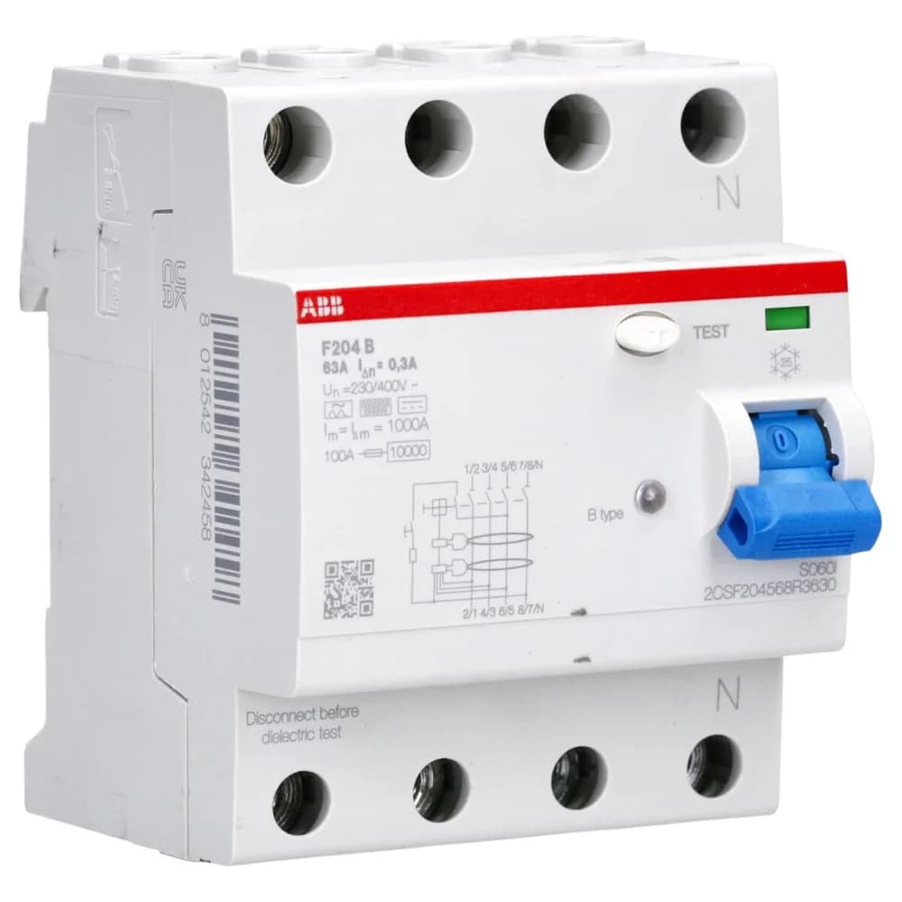 ABB, Schutzschalter, FI-Schutzschalter
