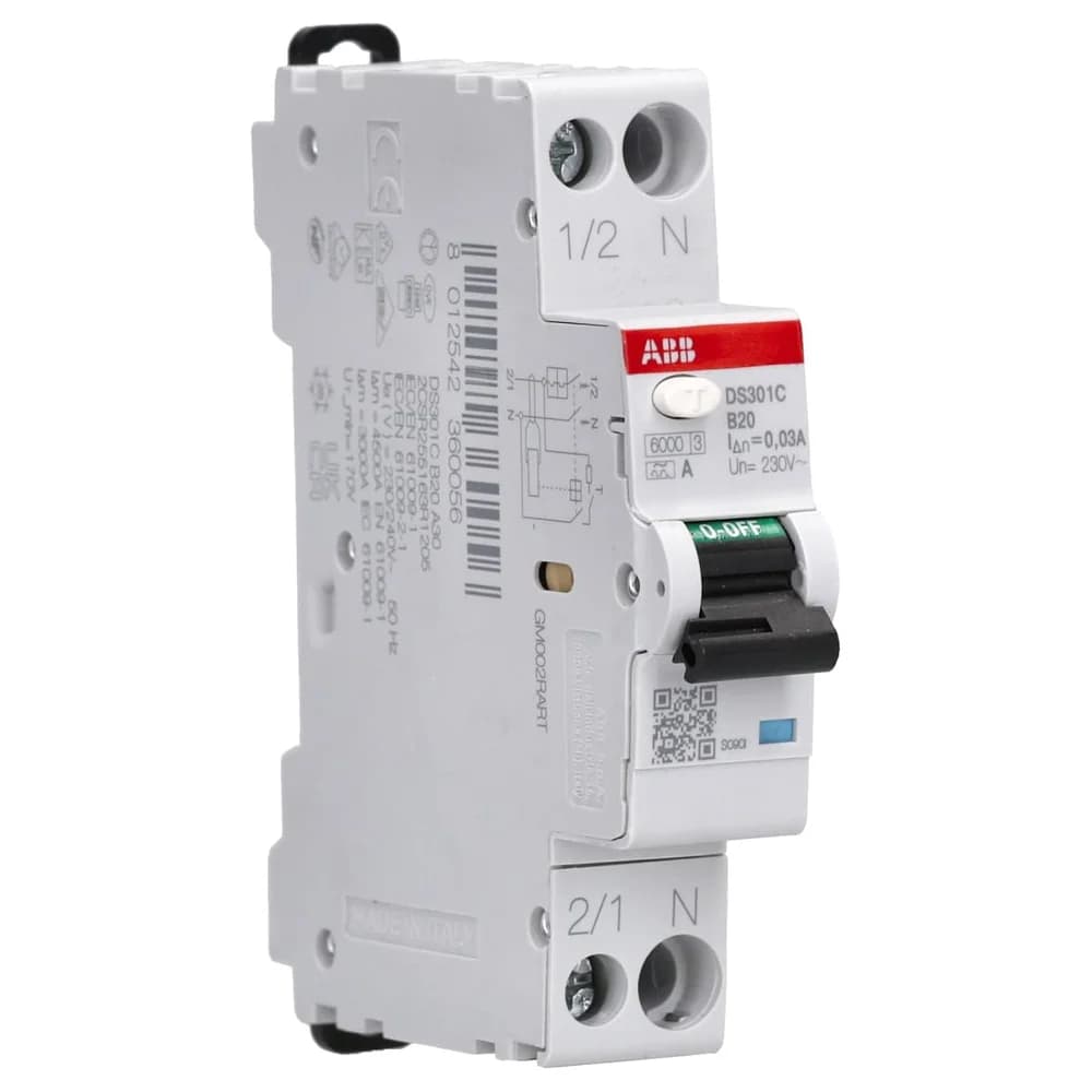ABB Stotz S&J FI/LS-Schalter DS301C B20 A30