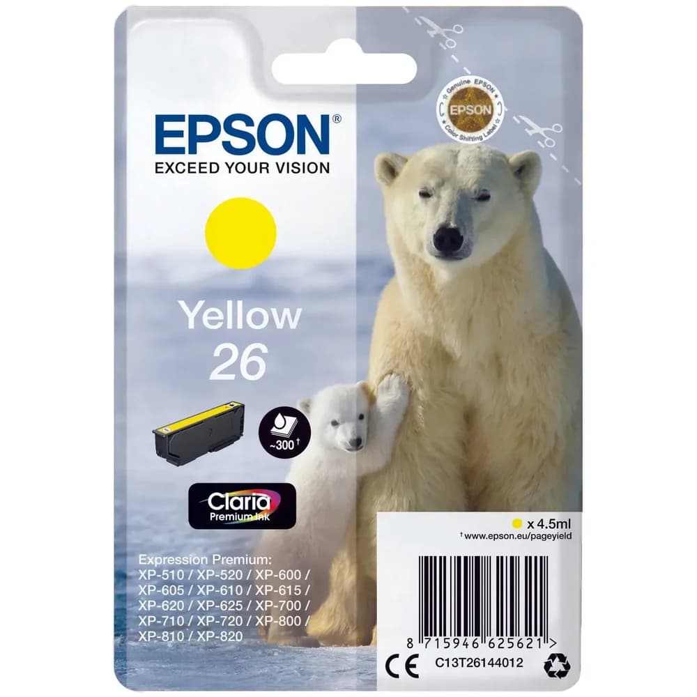 26 Yellow Ink