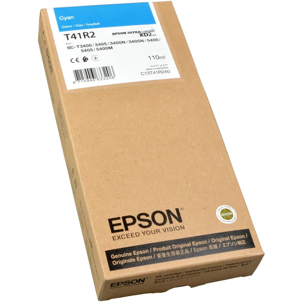 Epson Tinte C13T41R240 cyan T41R2