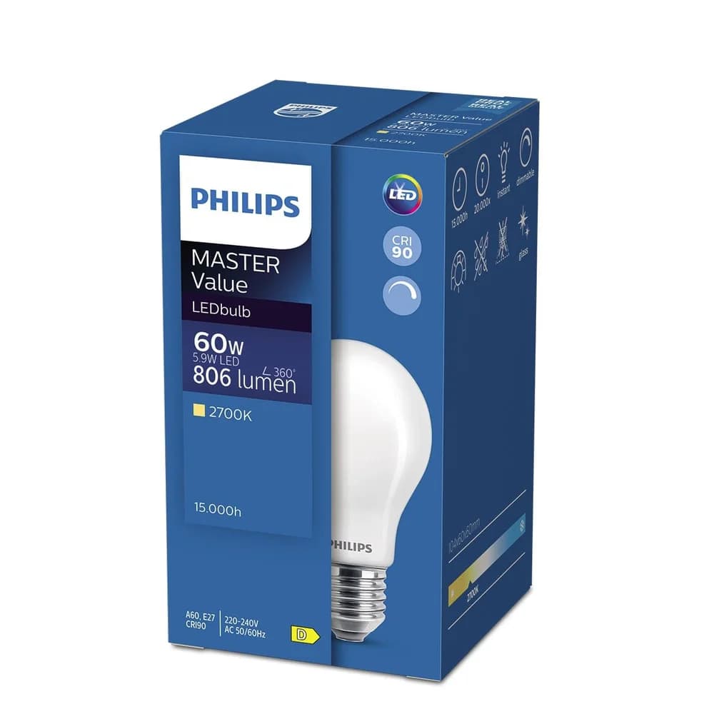 Philips Lighting LED-Lampe E27 MAS VLE LED#34786100