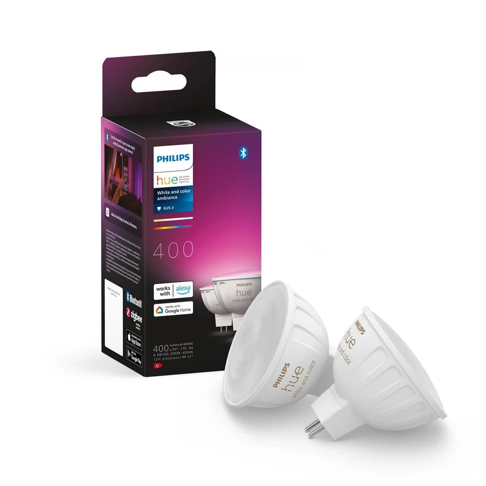 HueWCA 6.3 W 12 V MR16 2-Pack