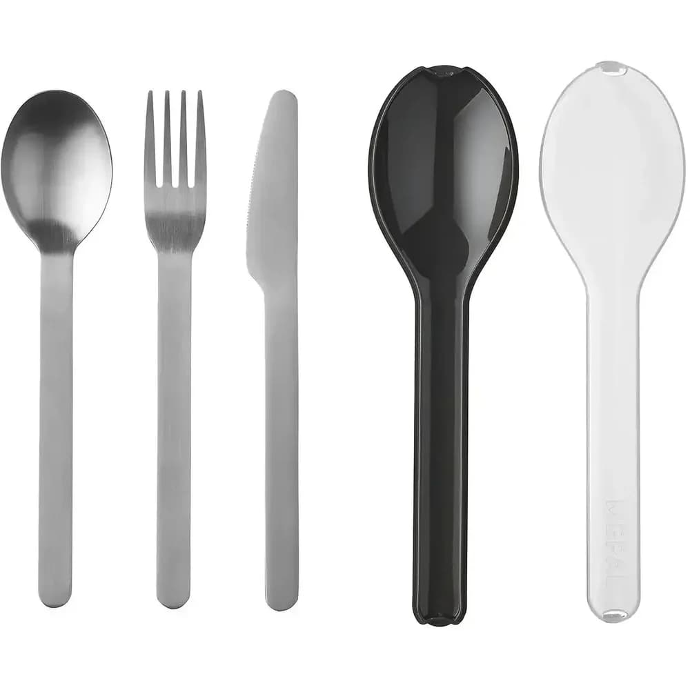 MEPAL Besteck-Set Ellipse 3-tlg. - schwarz