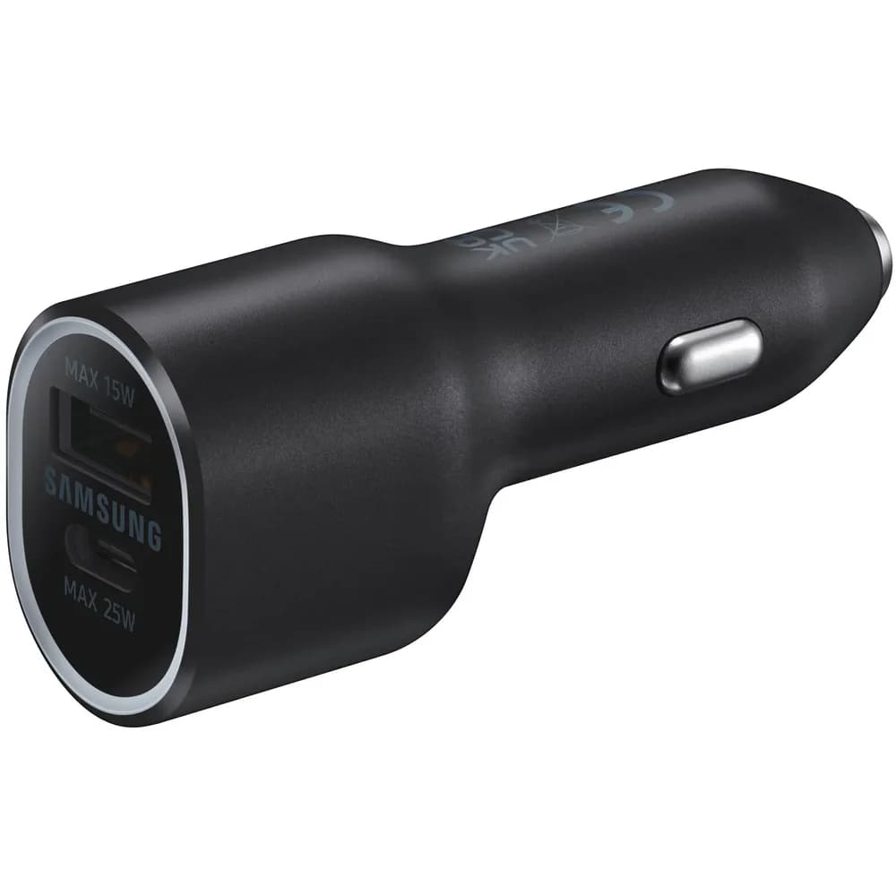 40W Car Charger - Black